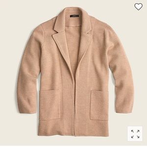 J. Crew Sophie Open Front Cardigan -Tan